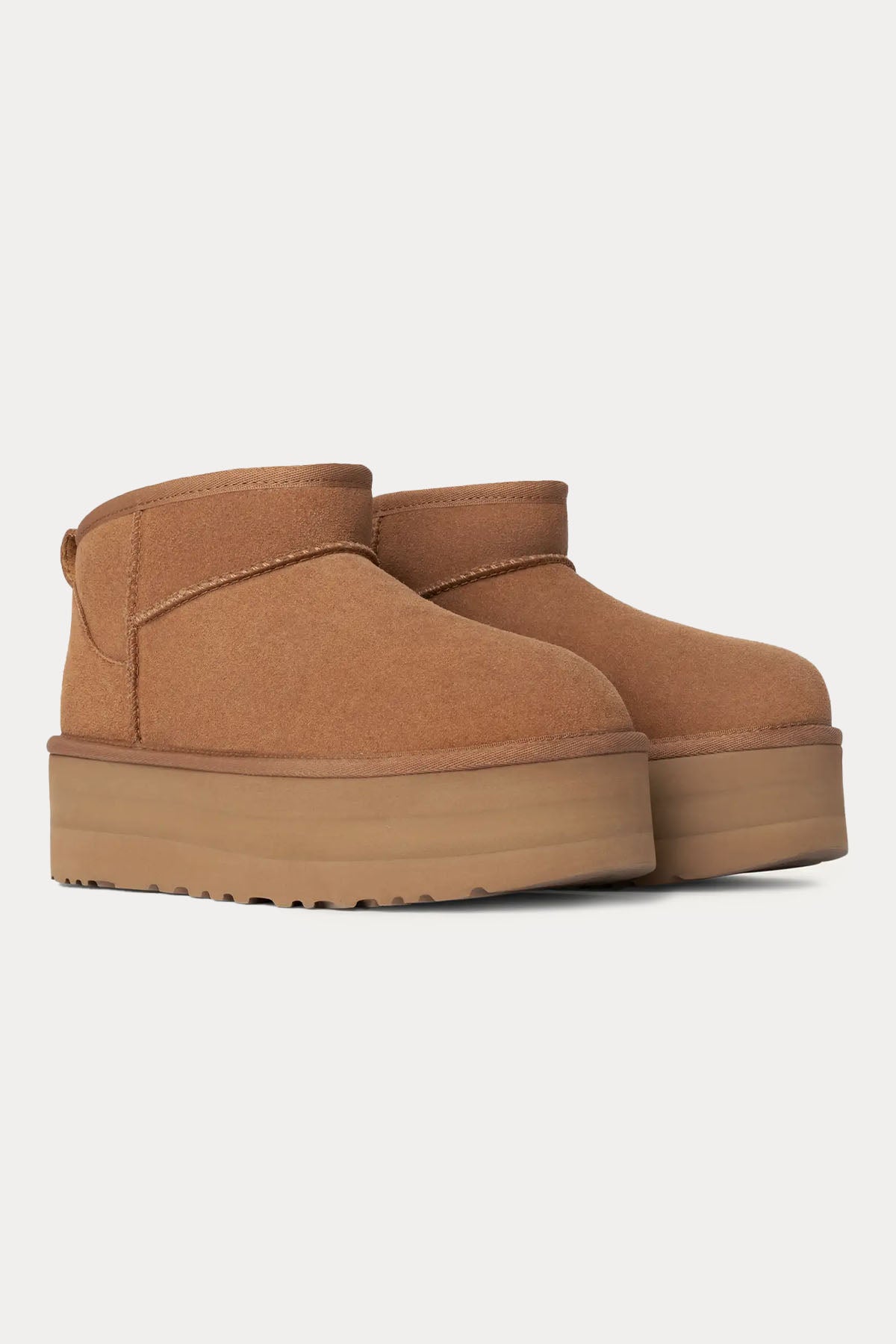 Ugg Chestnut Classic Ultra Mini Platform Bot