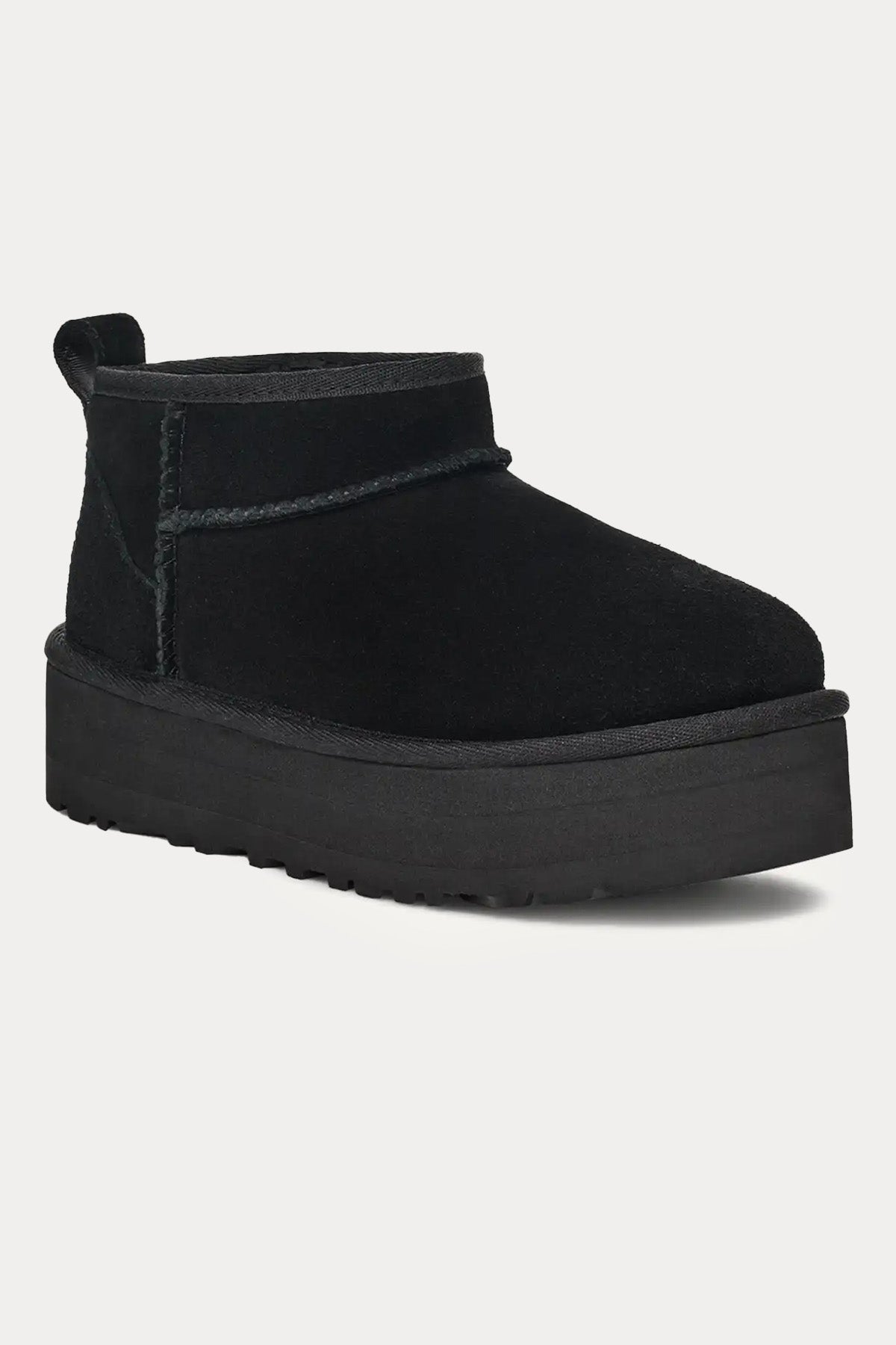 UGG ブラック Ugg Kız Çocuk Black Classic Ultra Mini Platform Bot 1157791K BLK