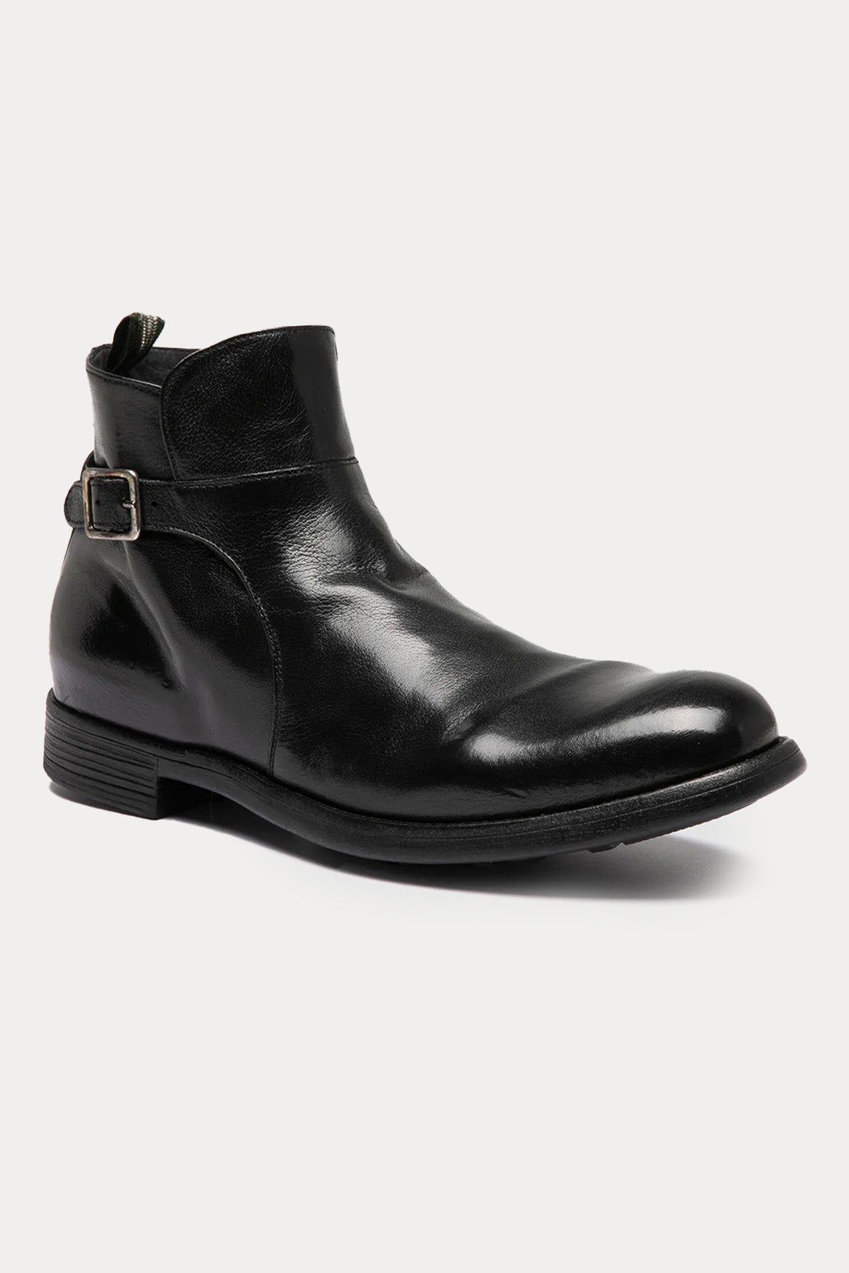 Officine Creative Chronicle Kemerli Fermuarlı Deri Bot