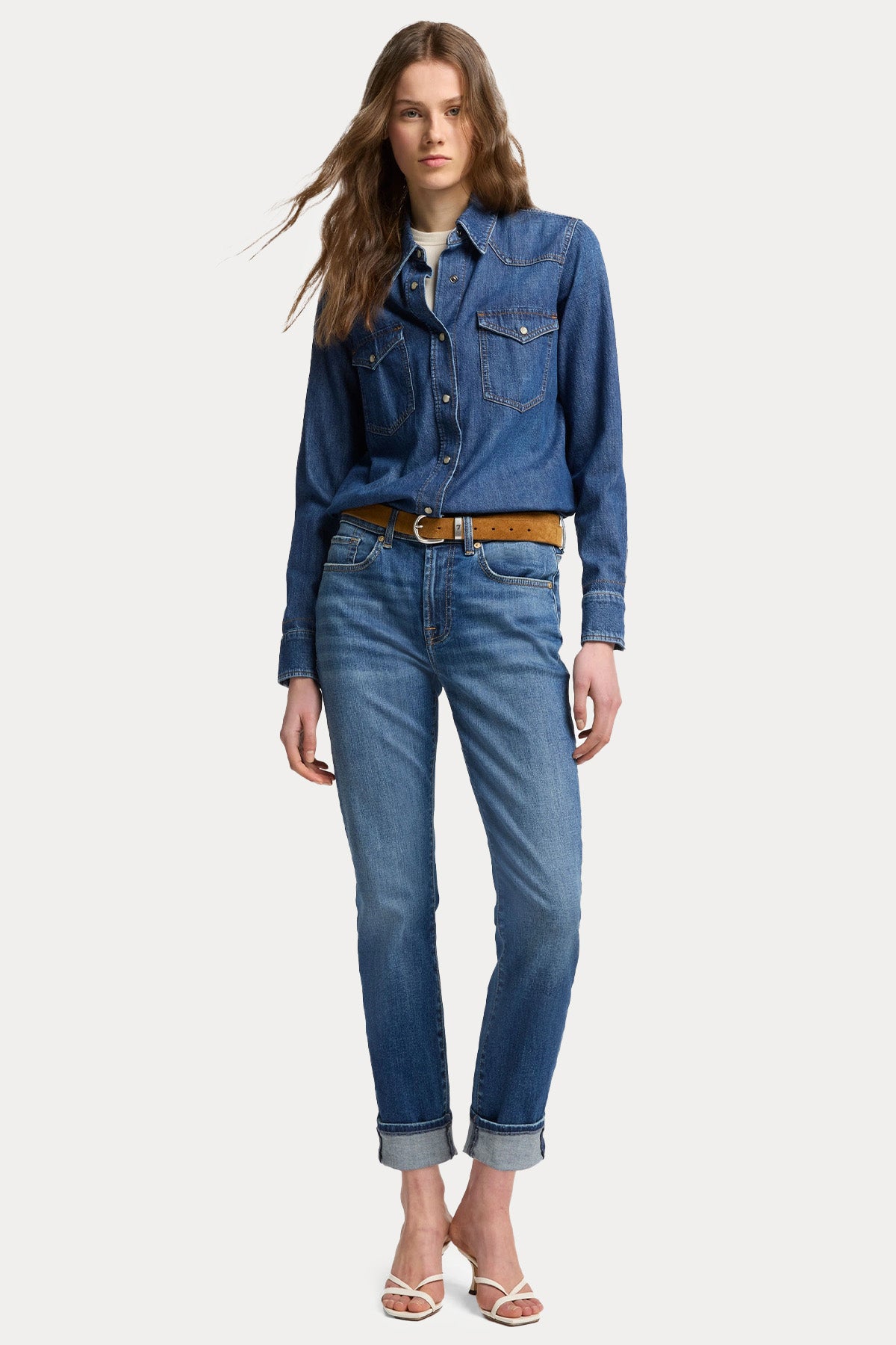 7 For All Mankind Relaxed Skinny Fit Jeans