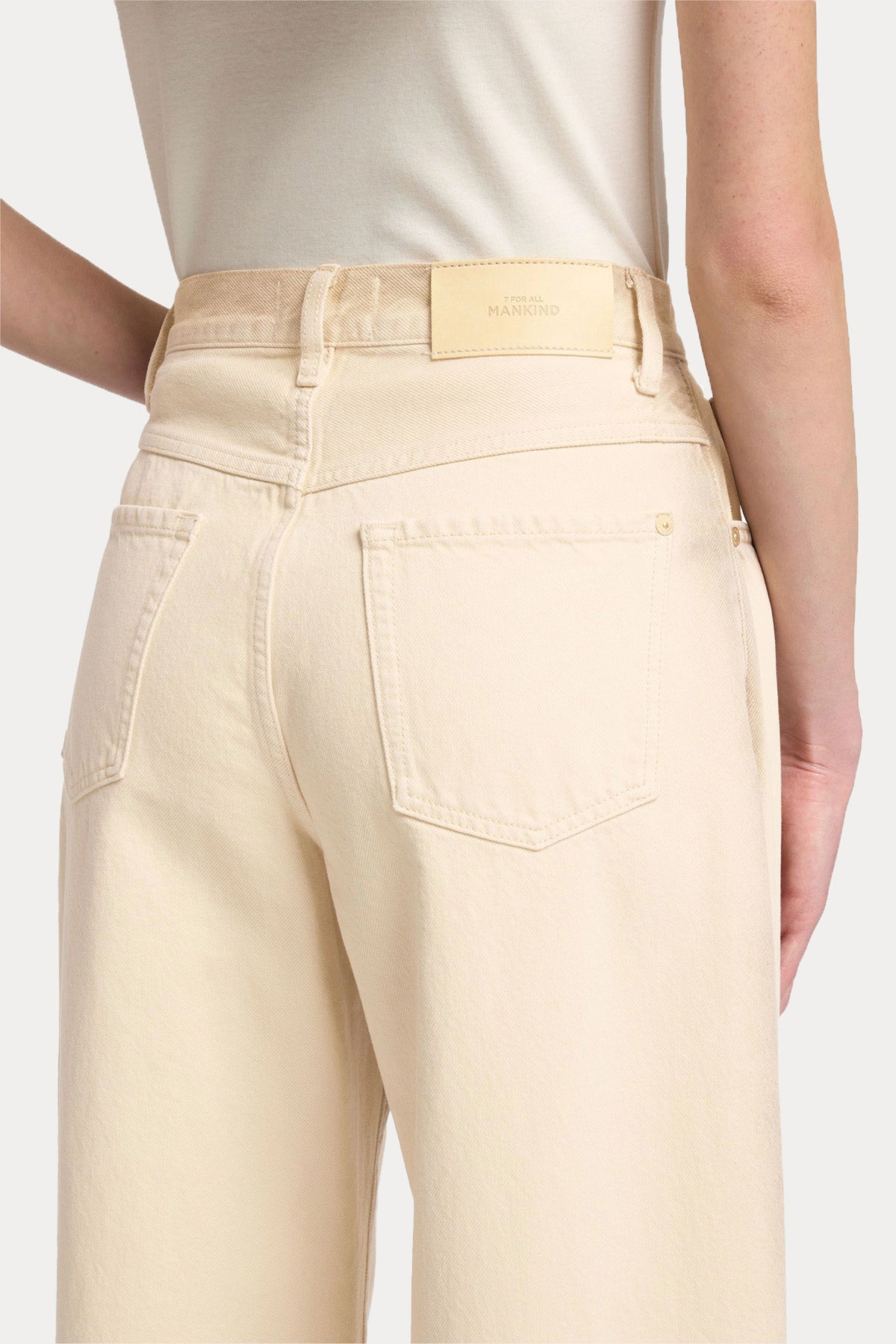 7 For All Mankind Bonnie Geniş Kesim Yüksek Bel Jeans