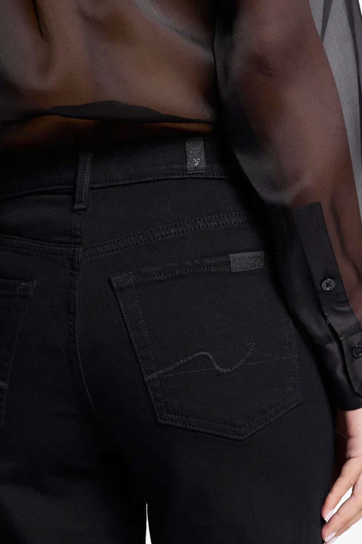 7 For All Mankind Alexa Cropped Straight Fit Jeans