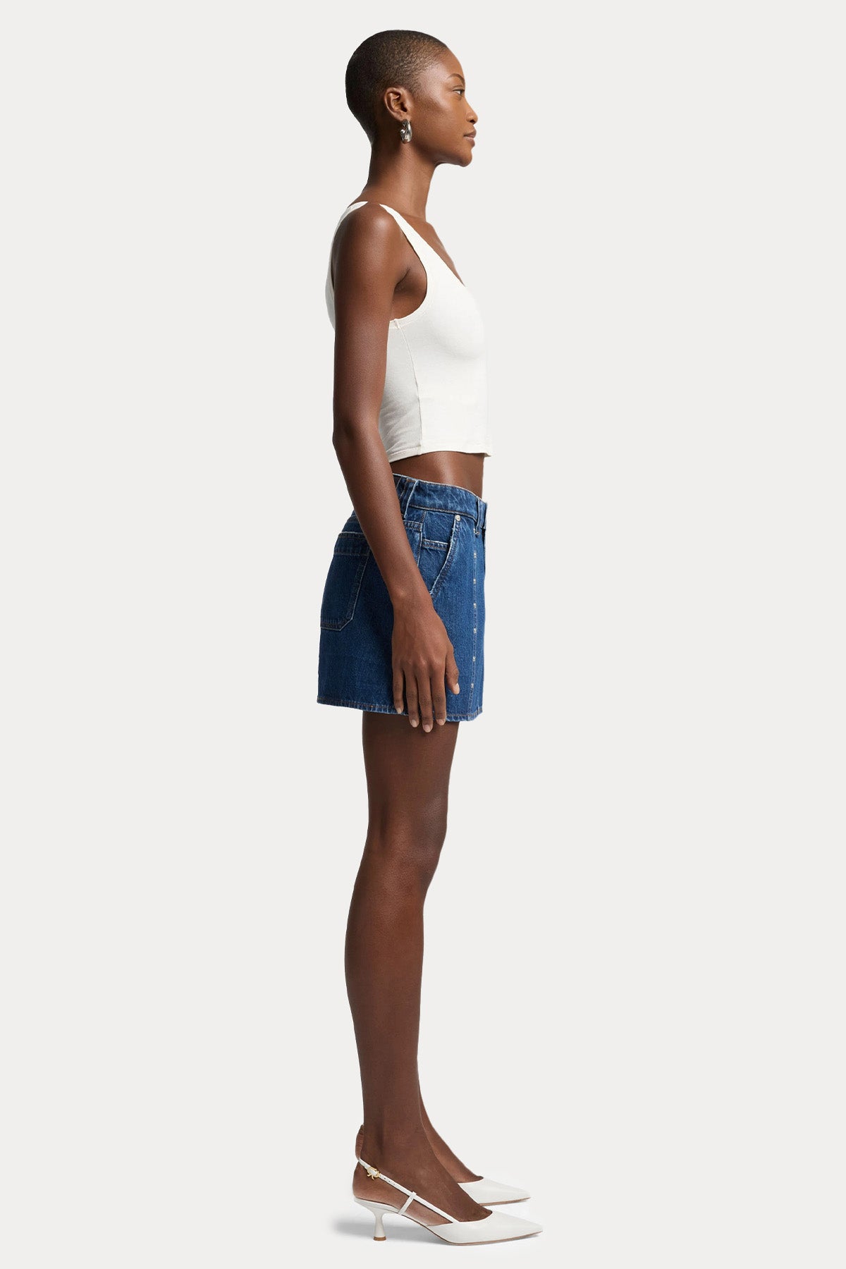 7 For All Mankind Milly Mini Denim Etek