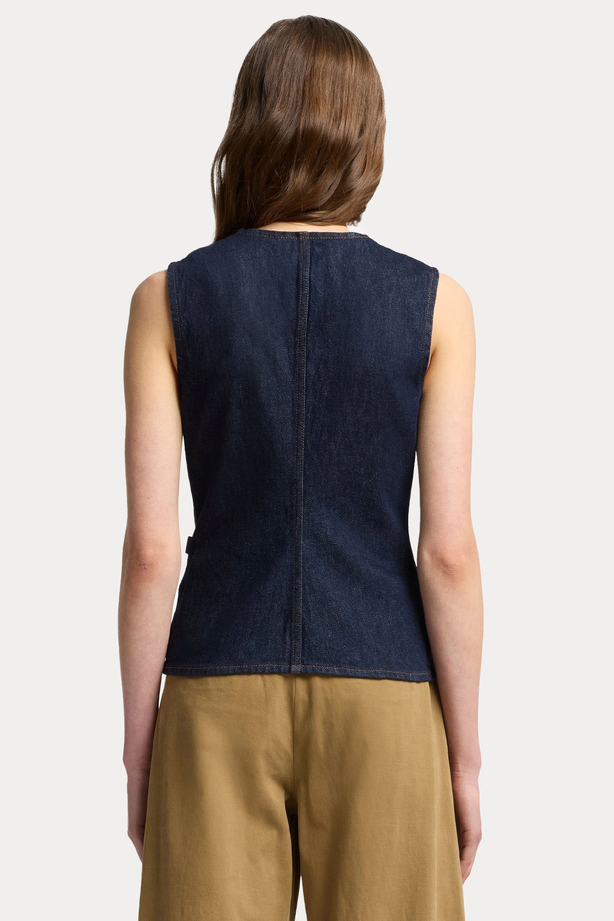 7 For All Mankind Lady Slim Fit Denim Yelek