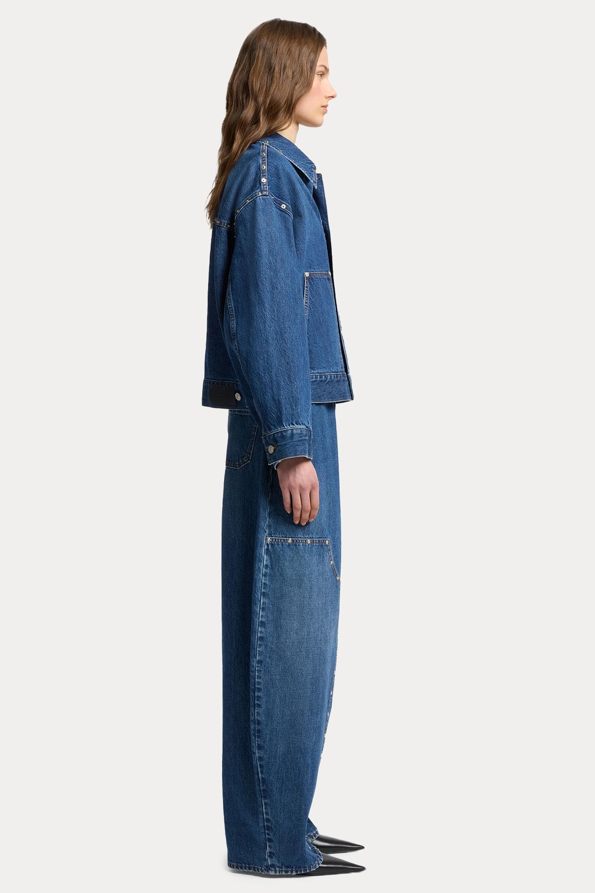 7 For All Mankind Troklu Denim Ceket