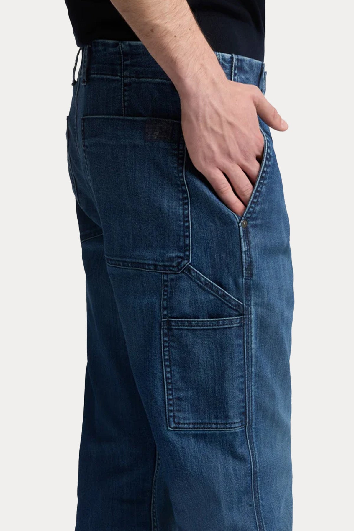 7 For All Mankind Straight Fit Yandan Cepli Streç Jeans