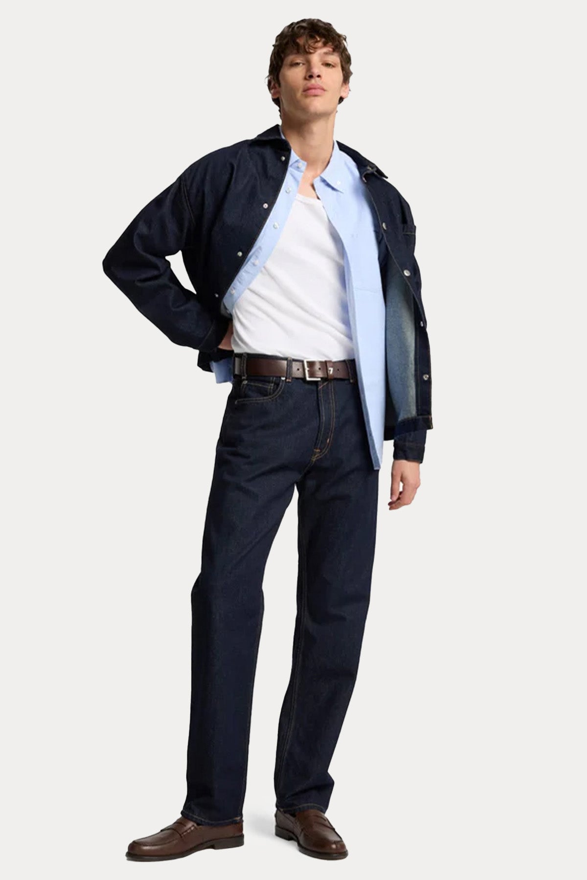 7 For All Mankind Straight Fit Yıkamalı Jeans