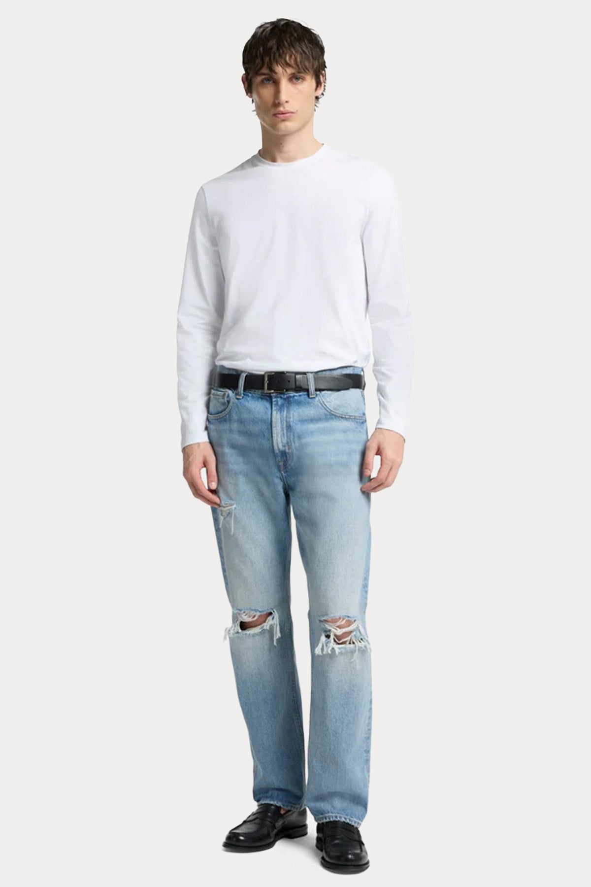 7 For All Mankind Straight Fit Yırtık Detaylı Yıkamalı Jeans