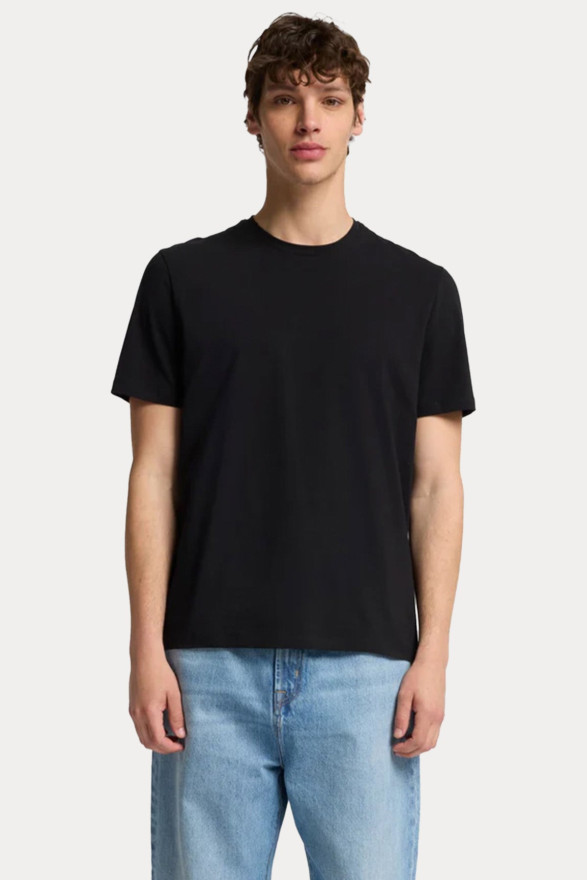 7 For All Mankind Regular Fit 3'lü Paket Streç T-shirt Set