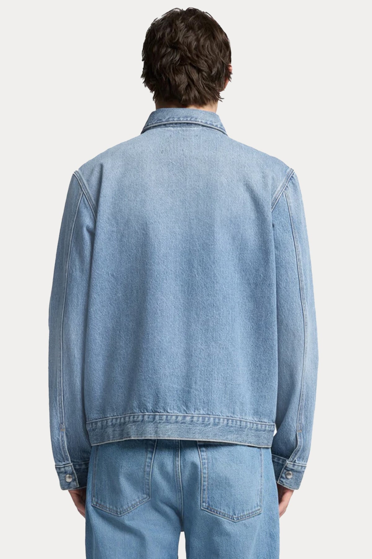 7 For All Mankind Regular Fit Yıkamalı Denim Ceket