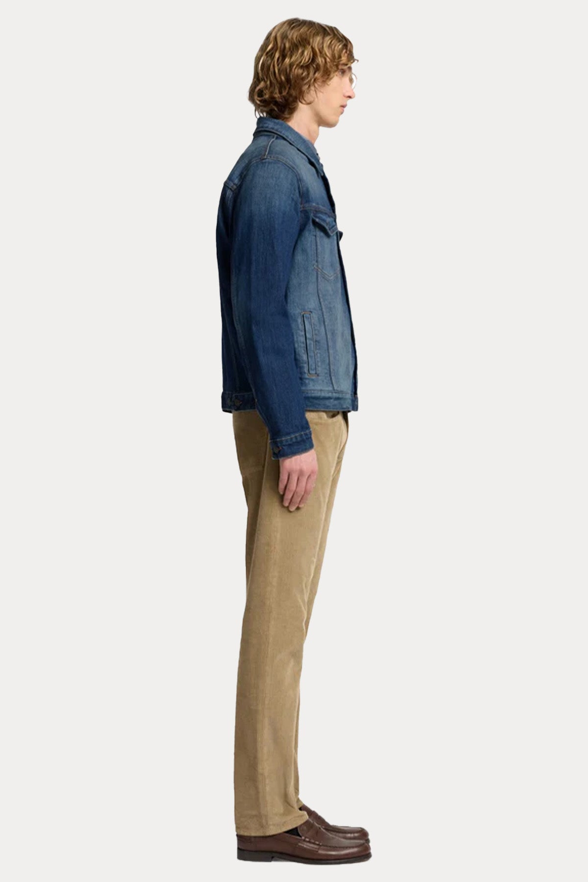 7 For All Mankind Regular Fit Yıkamalı Denim Ceket