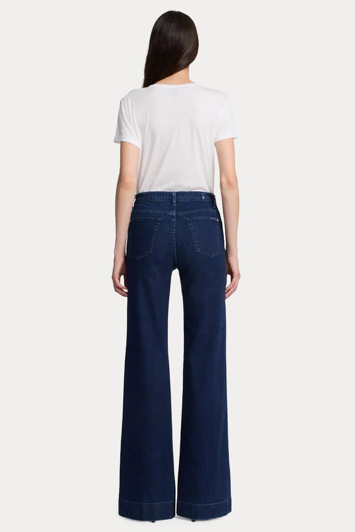 7 For All Mankind Dojo Yüksek Bel Yıkamalı Jeans