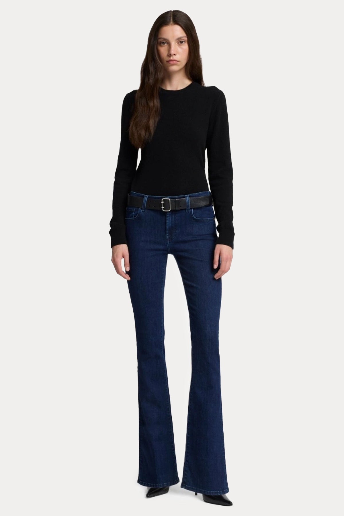 7 For All Mankind Slim Bootcut Streç Yıkamalı Jeans