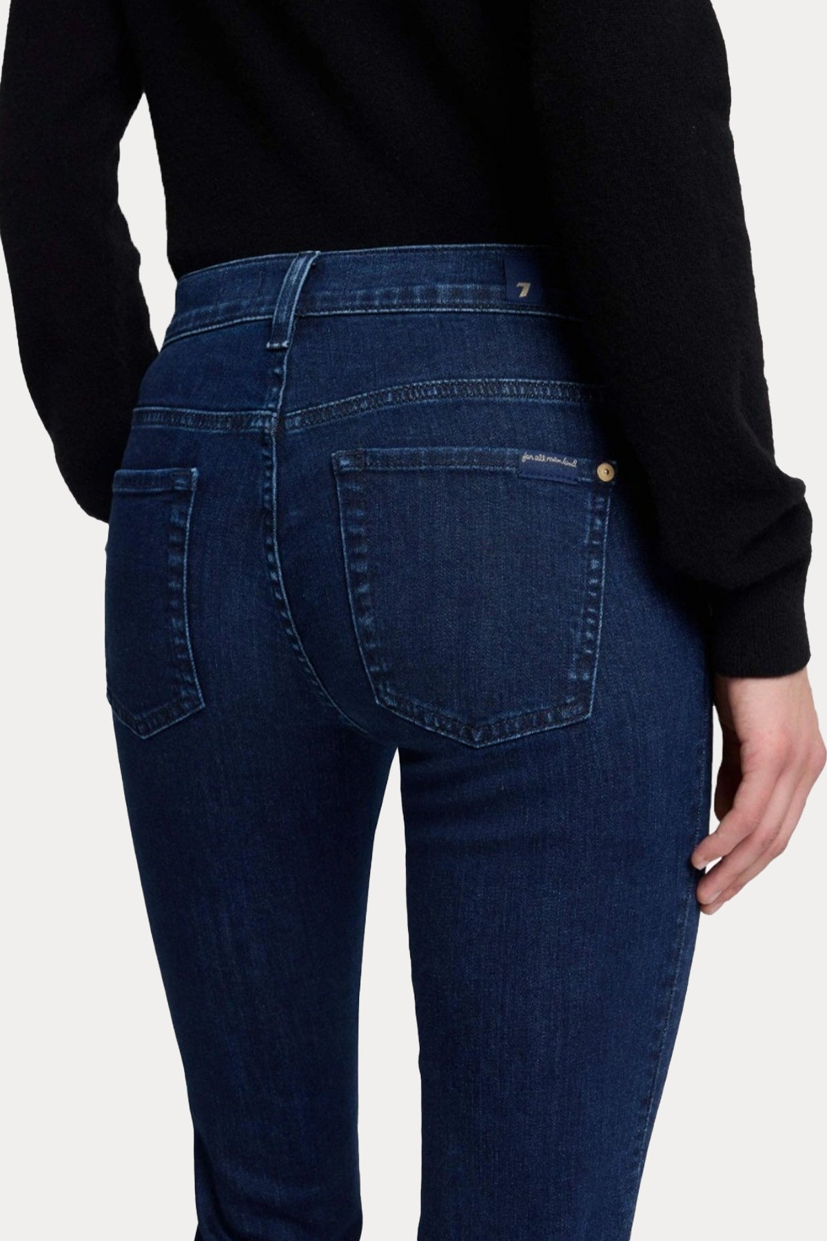 7 For All Mankind Slim Bootcut Streç Yıkamalı Jeans