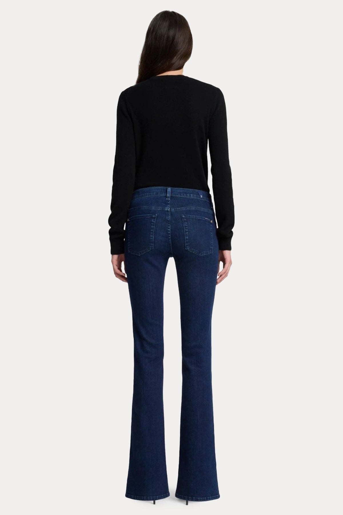 7 For All Mankind Slim Bootcut Streç Yıkamalı Jeans