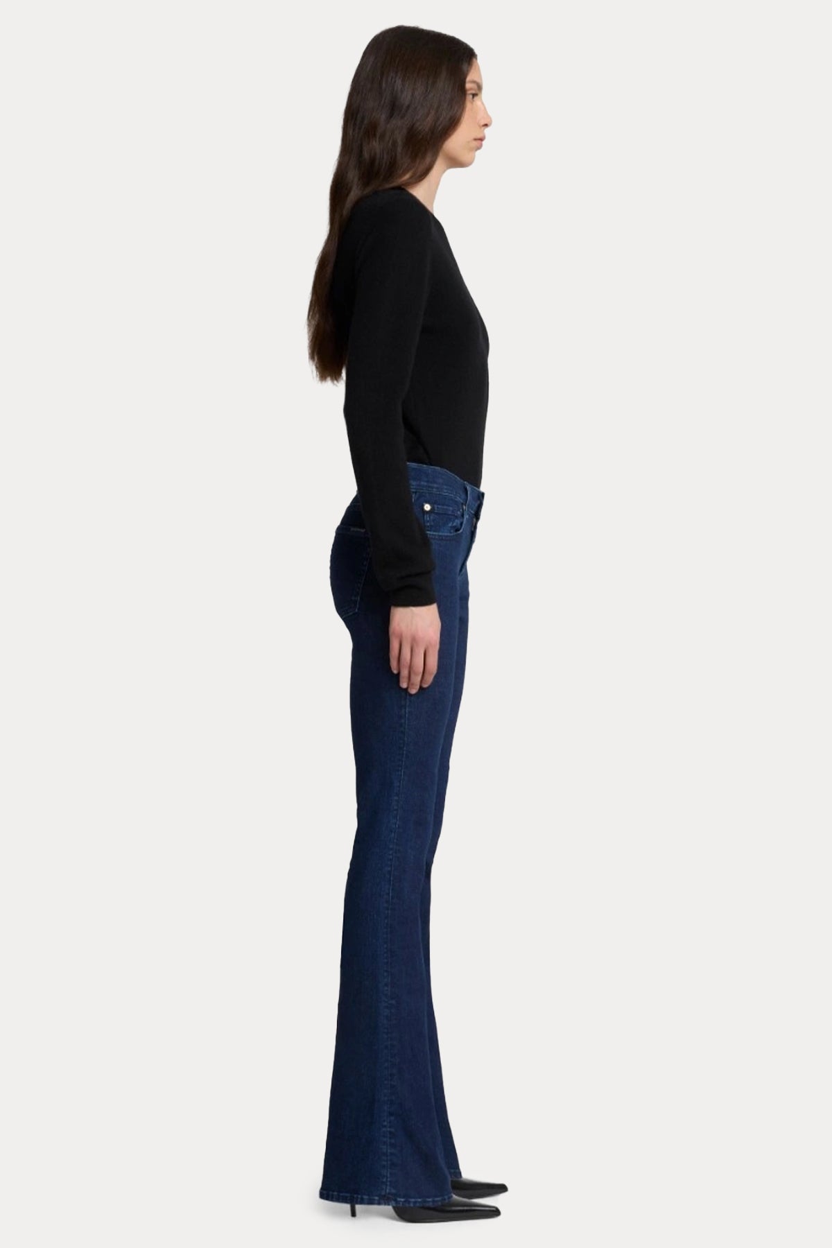 7 For All Mankind Slim Bootcut Streç Yıkamalı Jeans
