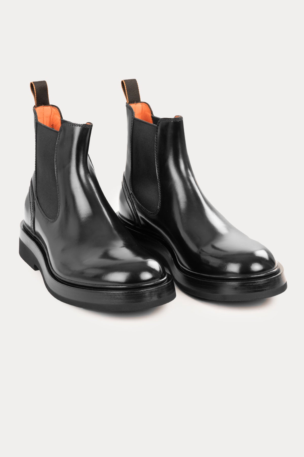 Santoni Lastik Bantlı Deri Bot