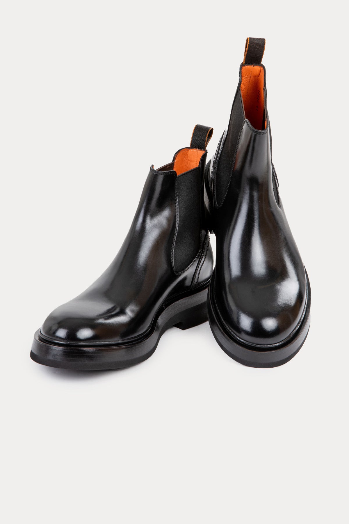 Santoni Lastik Bantlı Deri Bot