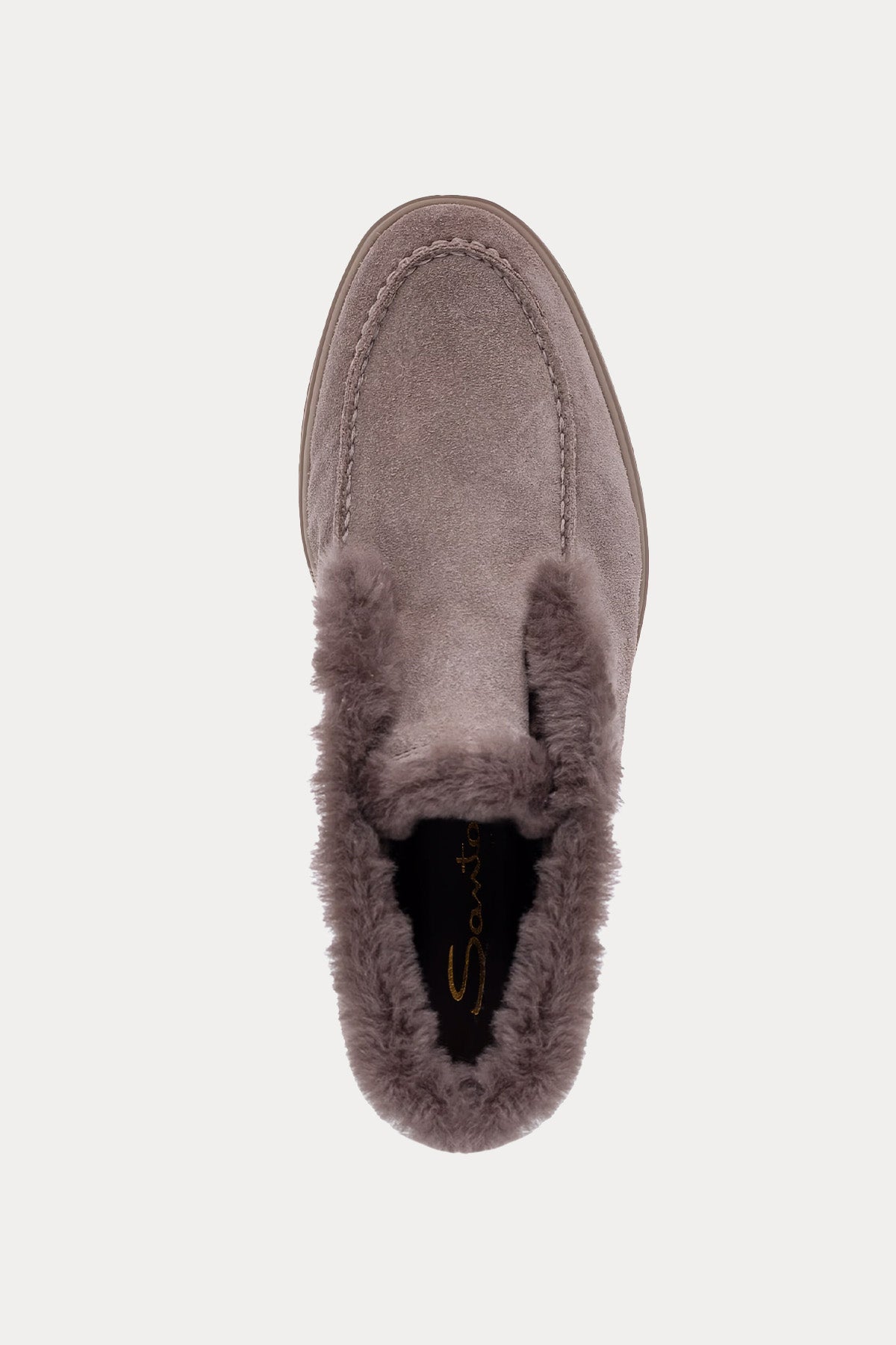 Santoni İçi Kürklü Lastik Bantlı Süet Bot