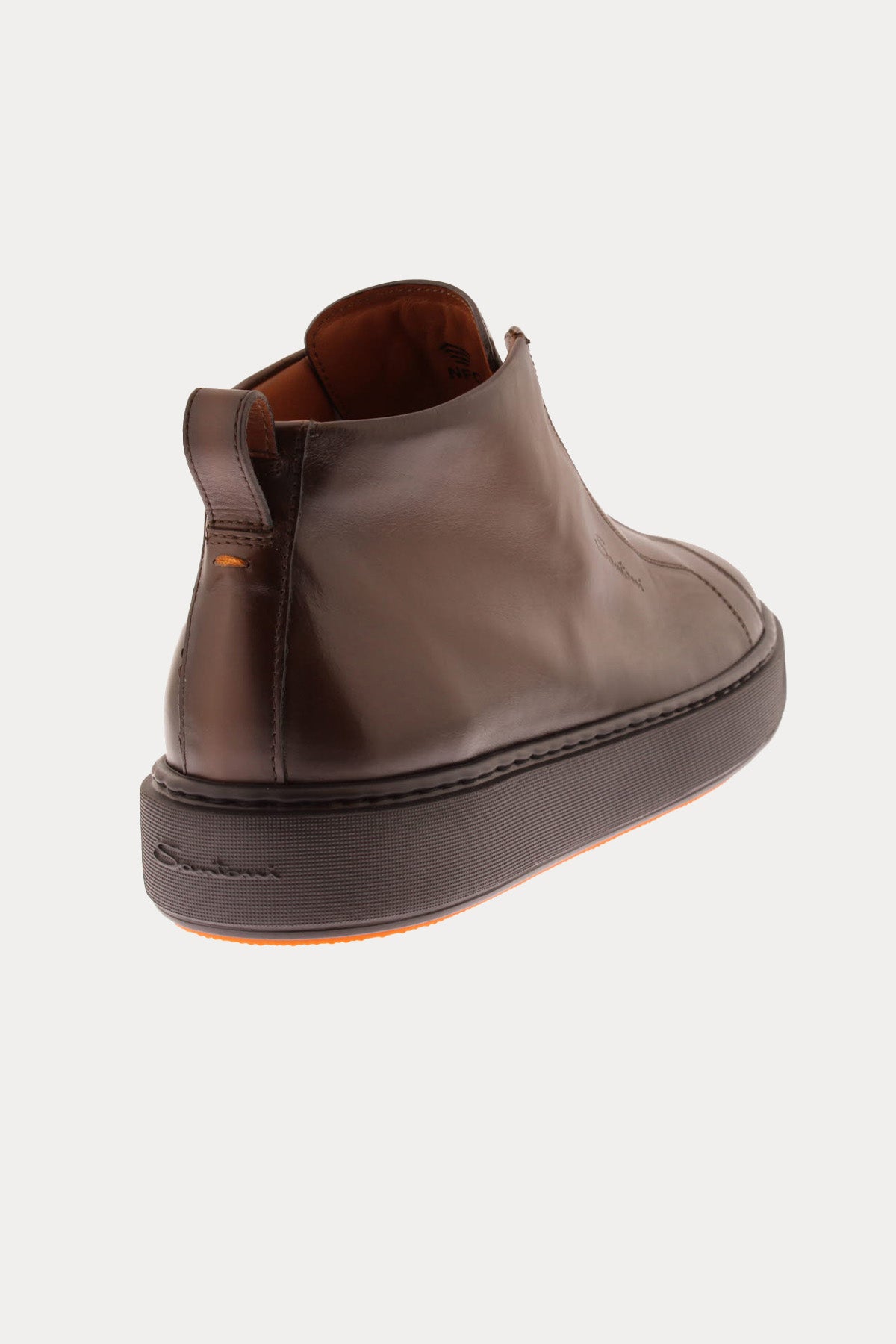 Santoni Lastik Bantlı Deri Sneaker Bot