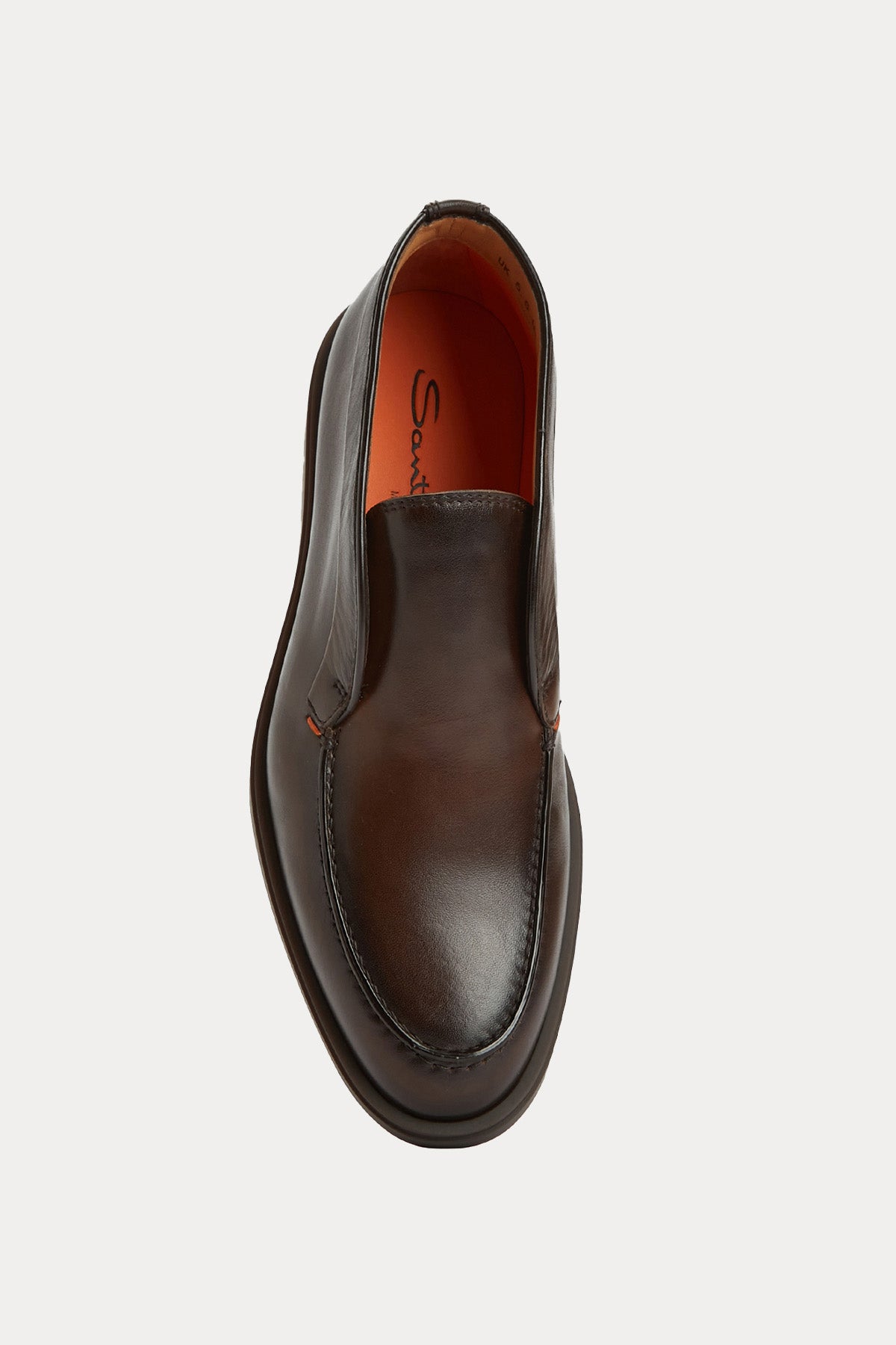 Santoni Deri Lastik Bantlı Casual Bot