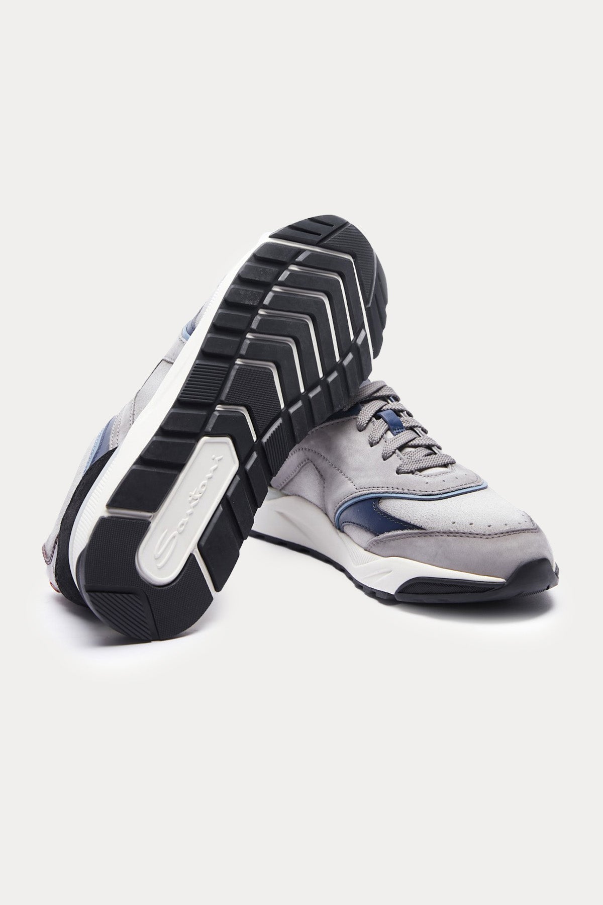 Santoni Nubuk Deri Sneaker Ayakkabı