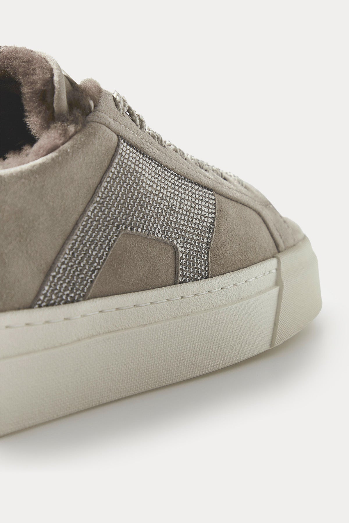 Santoni Troklu İçi Kürklü Süet Sneaker Ayakkabı