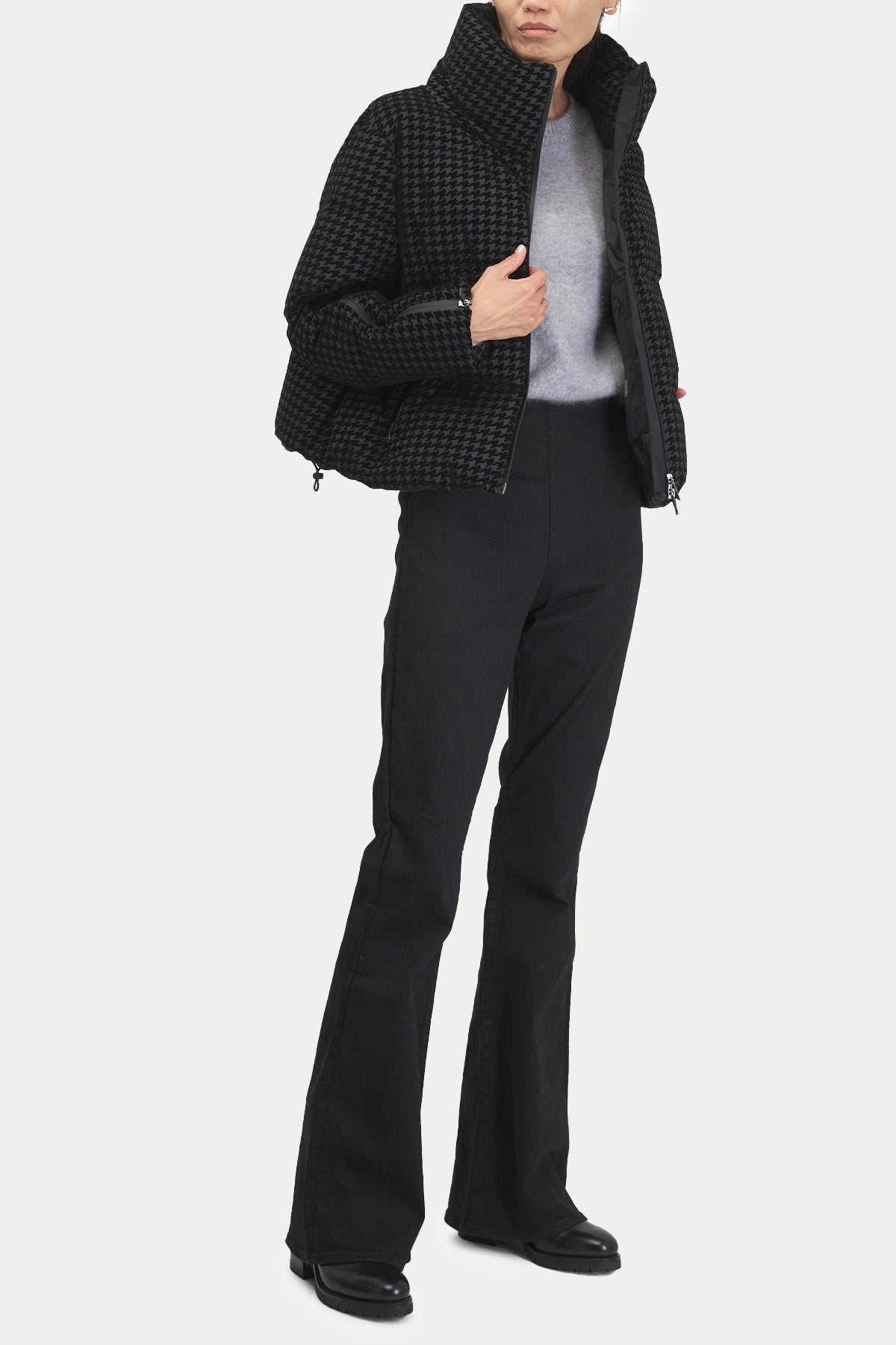 Santoni Örgü Lastik Bantlı Deri Bot