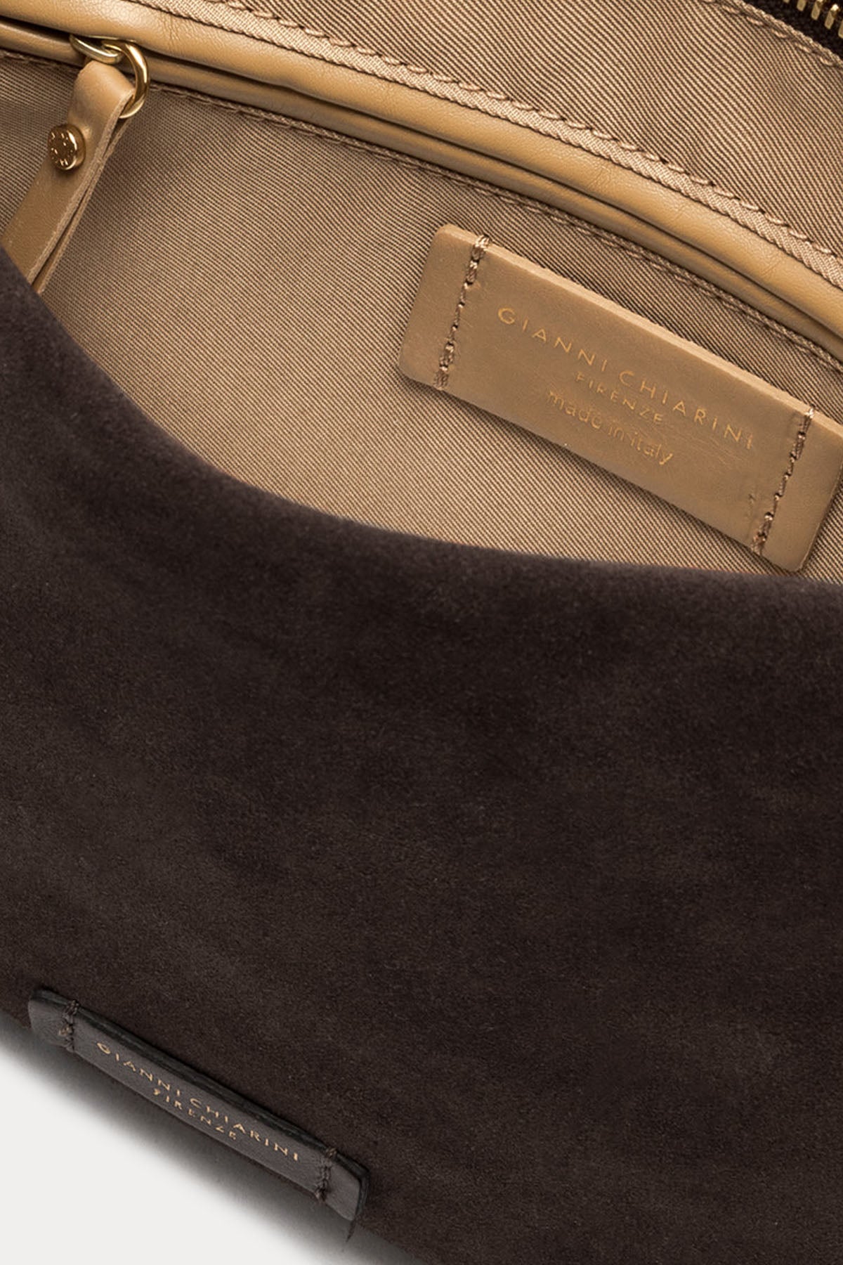 Gianni Chiarini Brenda Geniş Askılı Süet Omuz Çantası