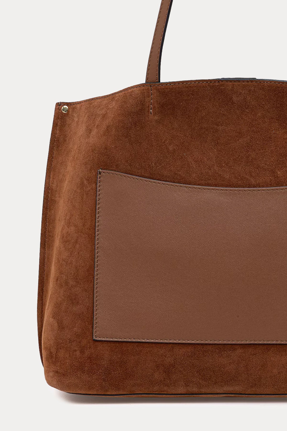 Gianni Chiarini Egle Süet Omuz Çantası-Çanta-Libas