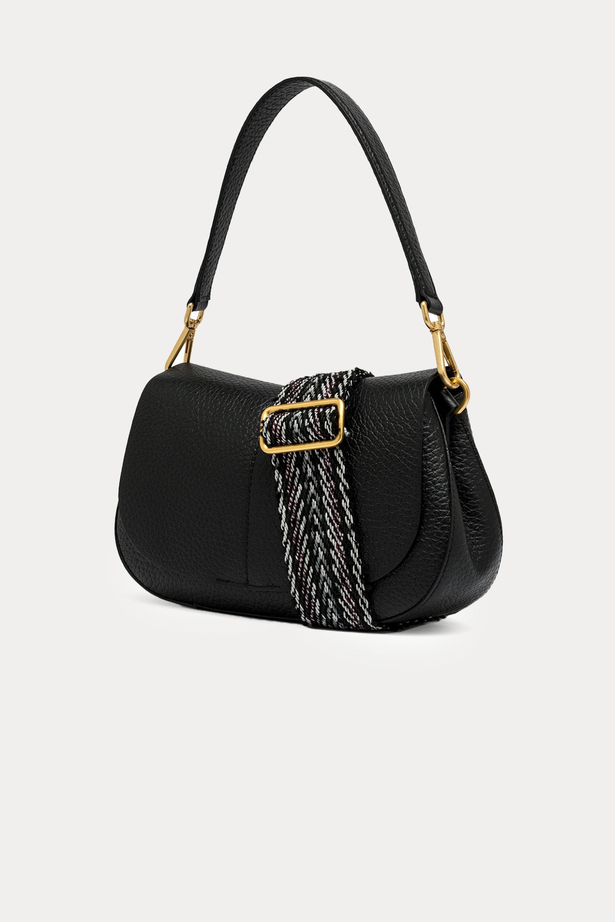 Gianni Chiarini Helena Round Geniş Askılı Deri Omuz Çantası