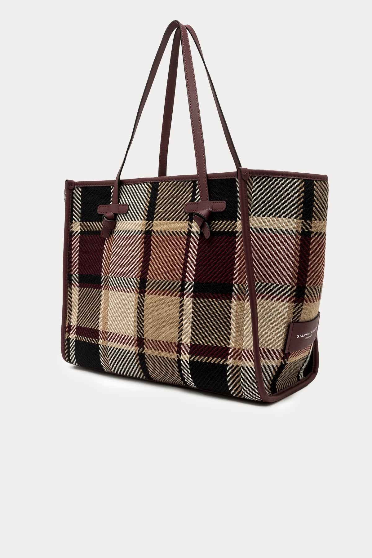 Gianni Chiarini Marcella Ekoseli Kanvas Kumaş Shopping Bag Çanta