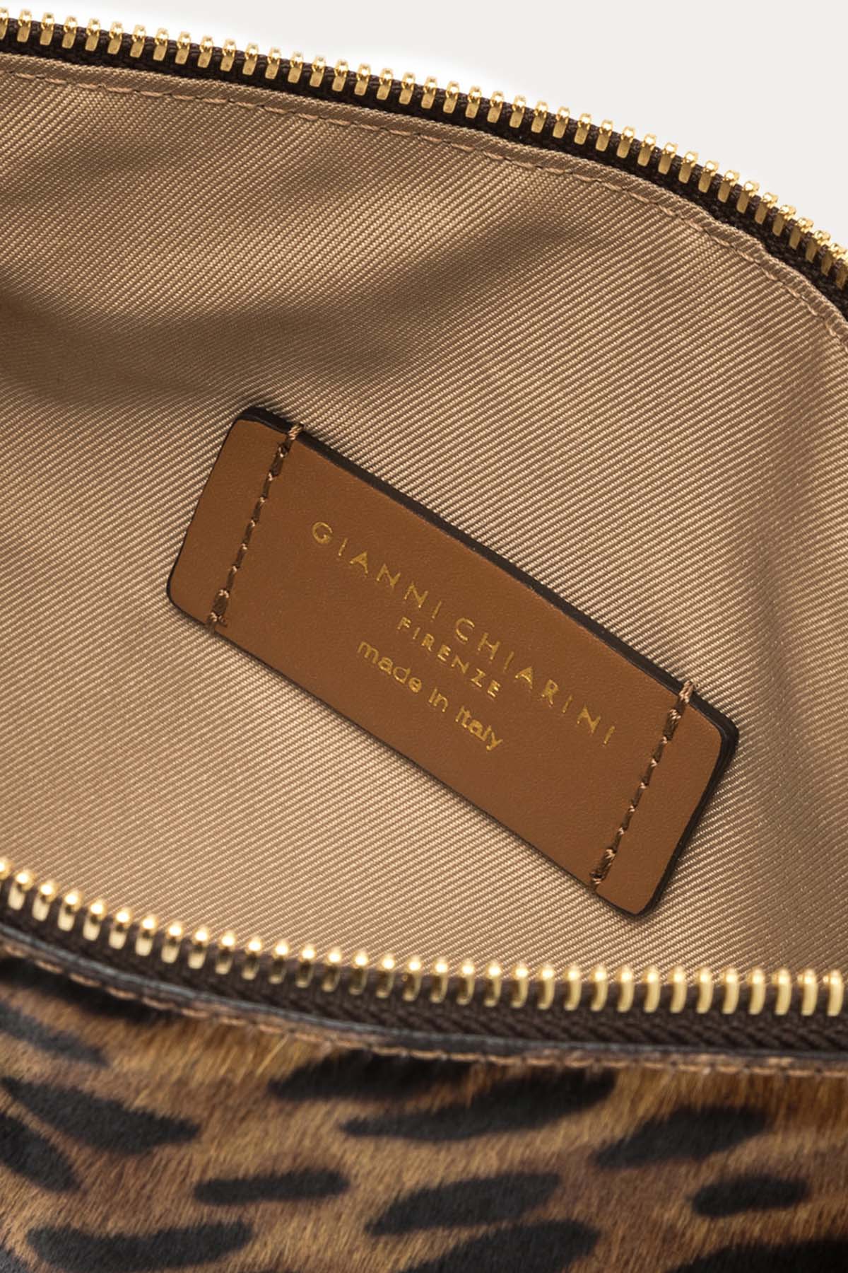 Gianni Chiarini Hermy Leopar Desenli Omuz Çantası-Çanta-Libas