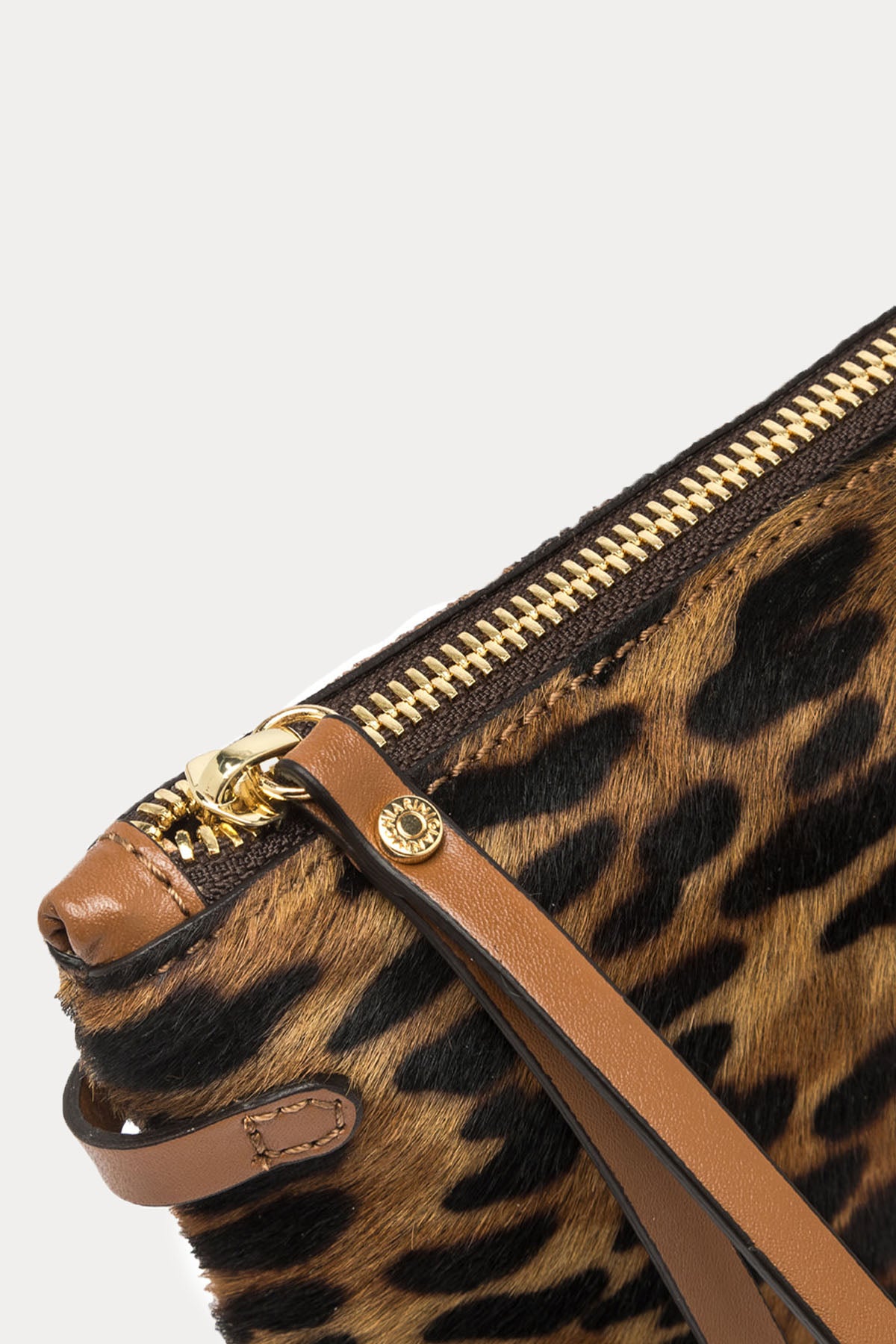Gianni Chiarini Hermy Leopar Desenli Omuz Çantası-Çanta-Libas