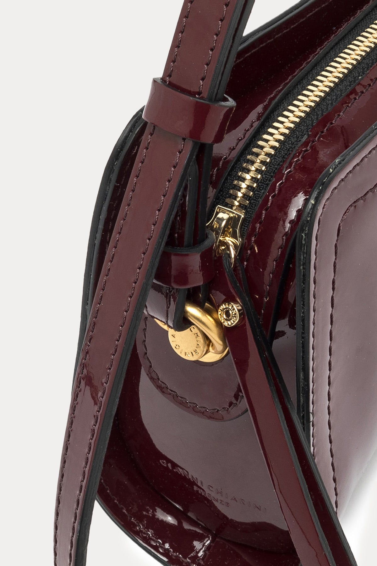 Gianni Chiarini Keira Rugan Deri Omuz Çantası