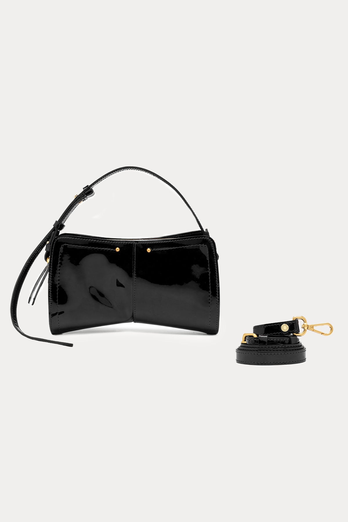 Gianni Chiarini Keira Rugan Deri Omuz Çantası