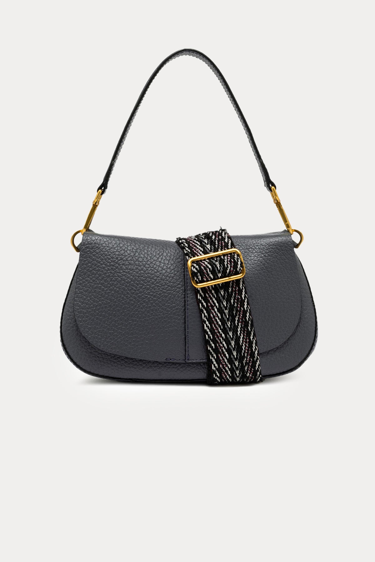 Gianni Chiarini Helena Round Geniş Askılı Deri Omuz Çantası