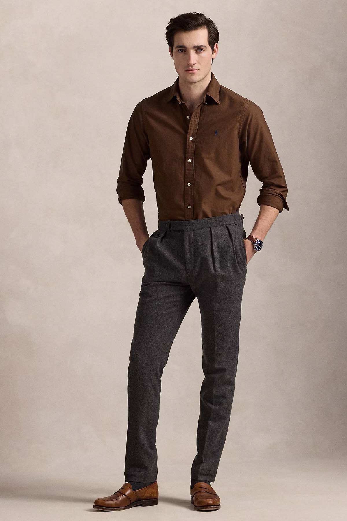 Polo Ralph Lauren Custom Fit Oxford Gömlek