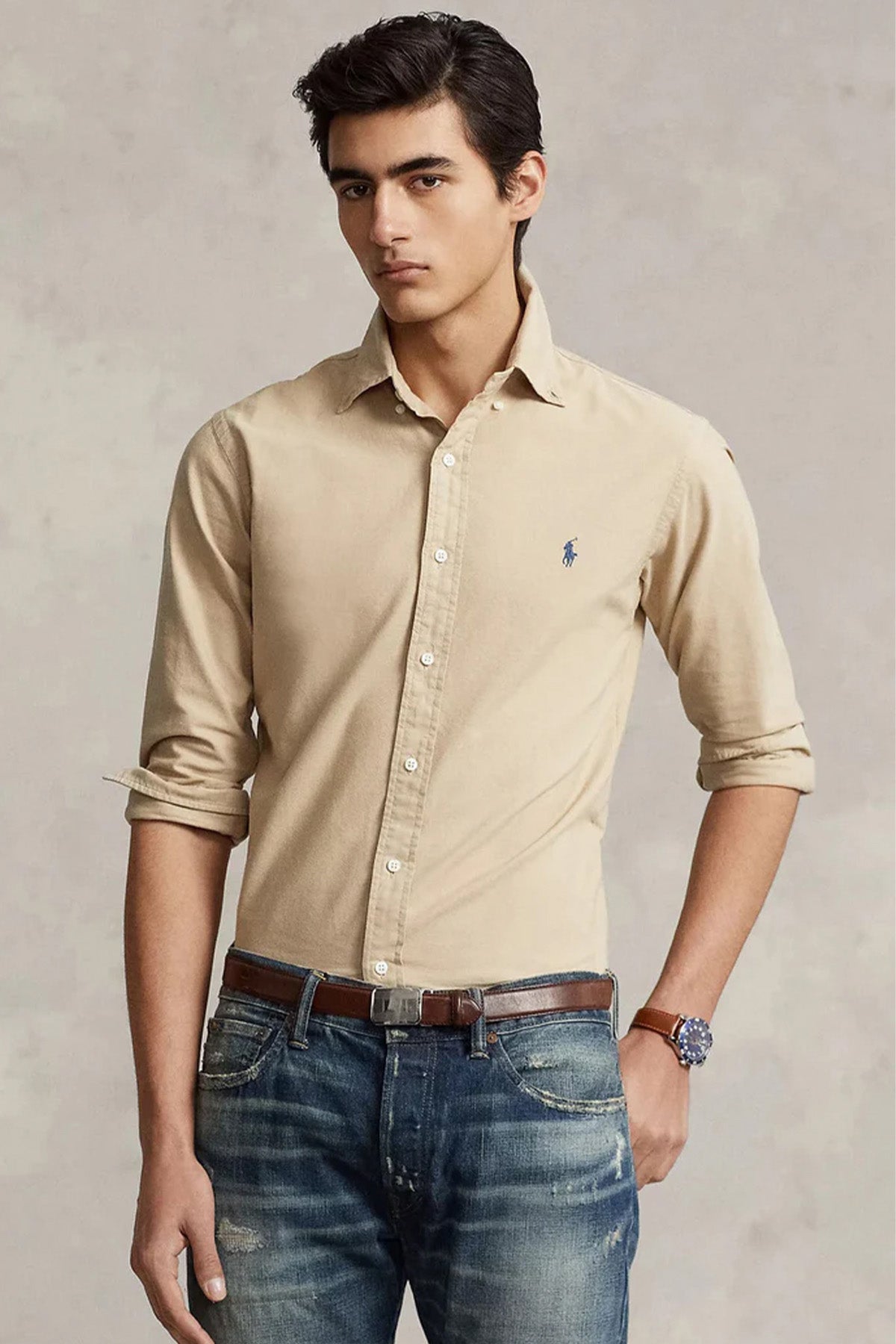 Polo Ralph Lauren Custom Fit Oxford Gömlek