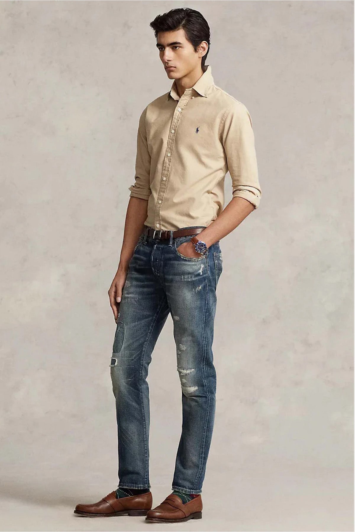 Polo Ralph Lauren Custom Fit Oxford Gömlek