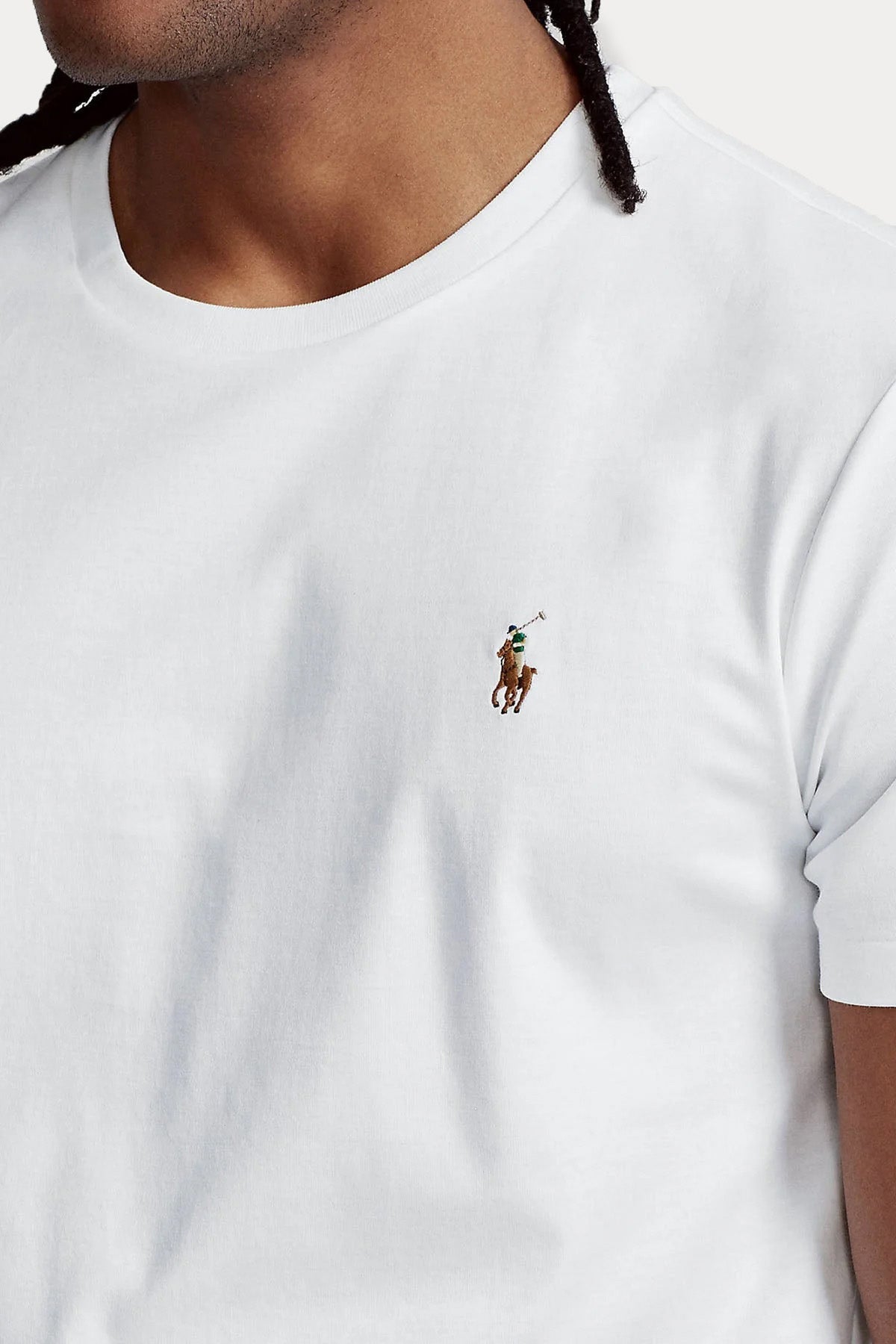 Polo Ralph Lauren Custom Slim Fit Yuvarlak Yaka Logolu T-shirt