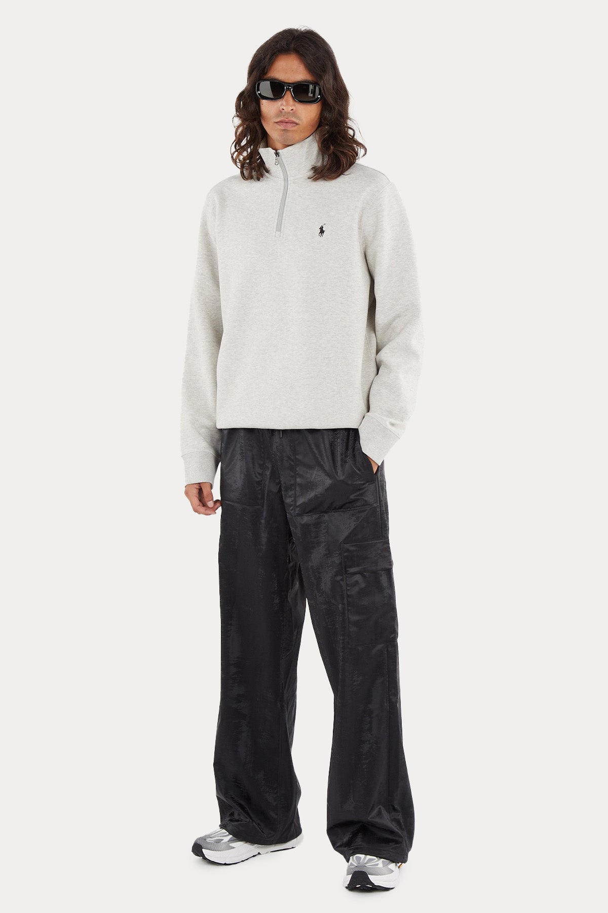 Polo Ralph Lauren Dik Yaka Yarım Fermuarlı Sweatshirt