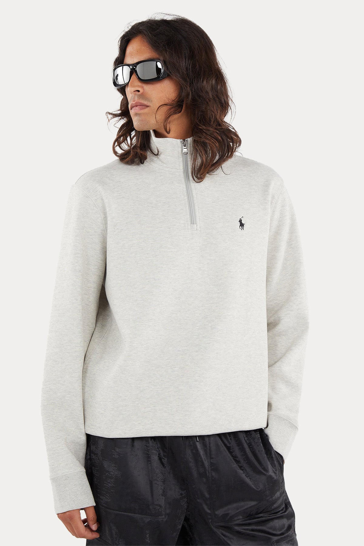 Polo Ralph Lauren Dik Yaka Yarım Fermuarlı Sweatshirt