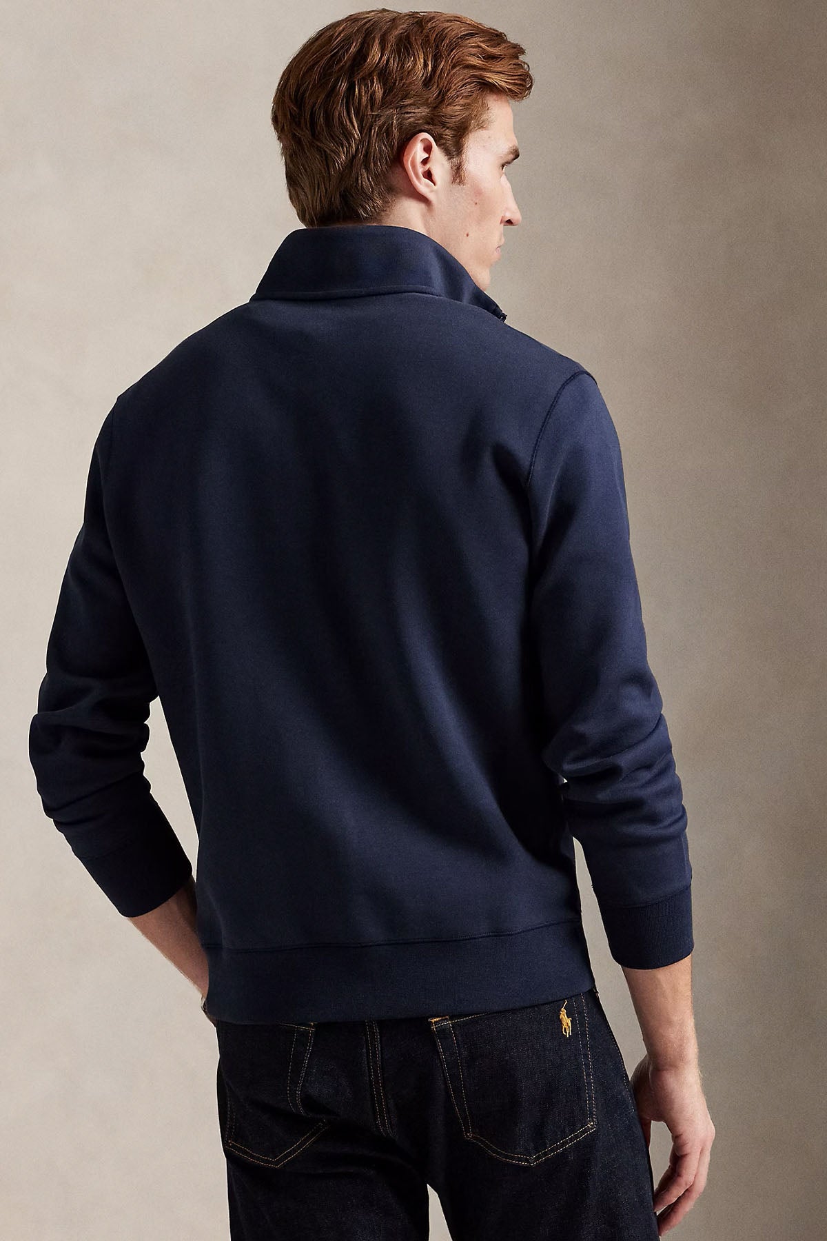 Polo Ralph Lauren Dik Yaka Yarım Fermuarlı Sweatshirt