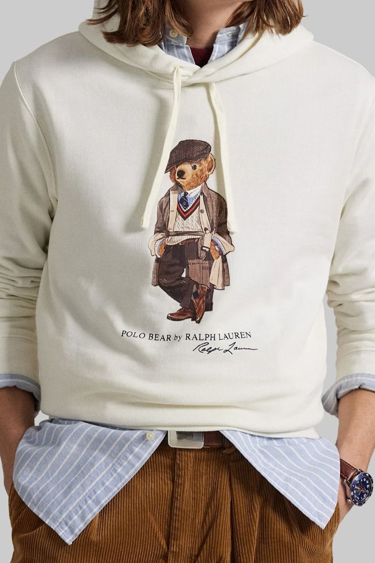Polo Ralph Lauren Polo Bear Şardonlu Kapüşonlu Sweatshirt
