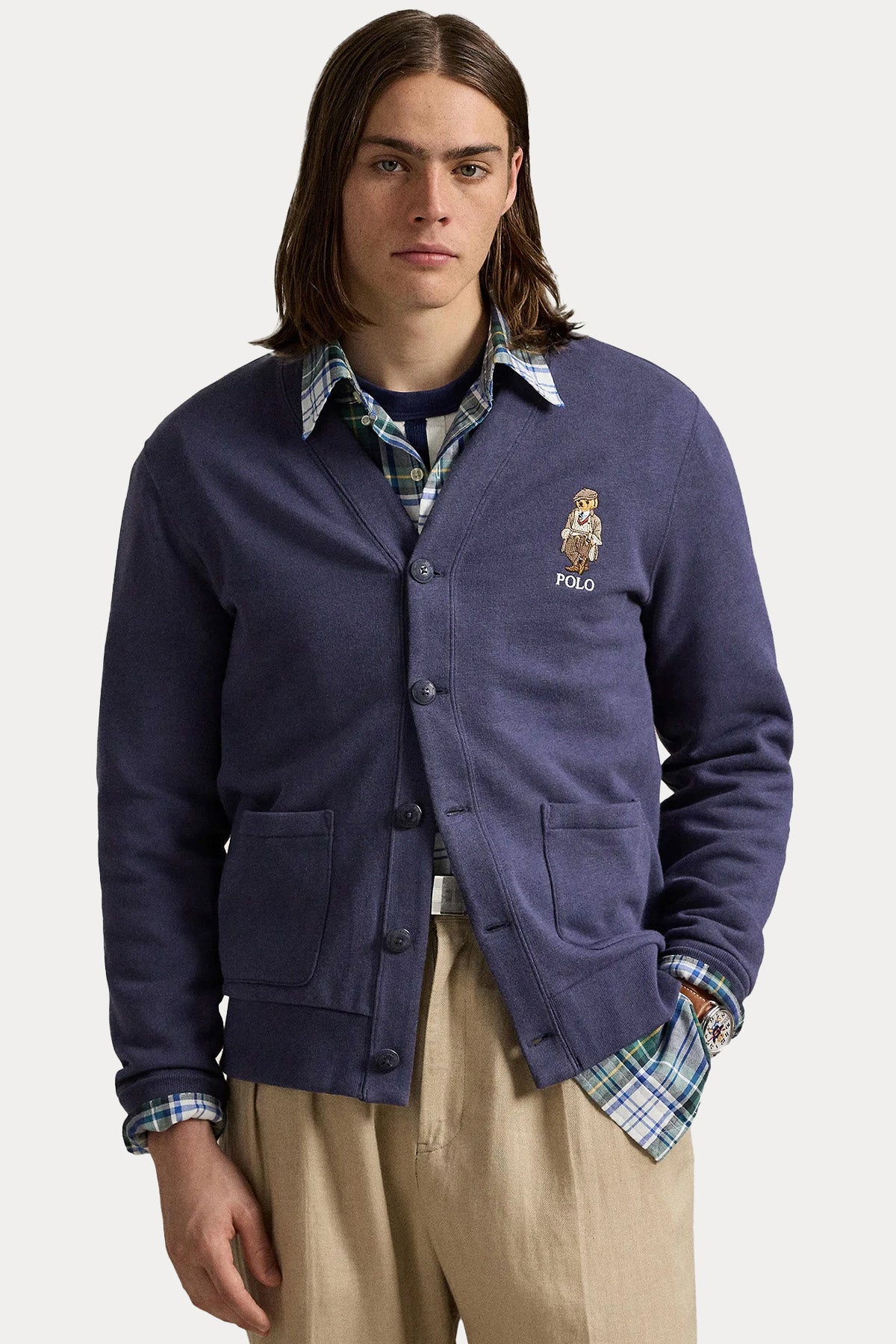 Polo Ralph Lauren Polo Bear Şardonlu Sweatshirt Ceket