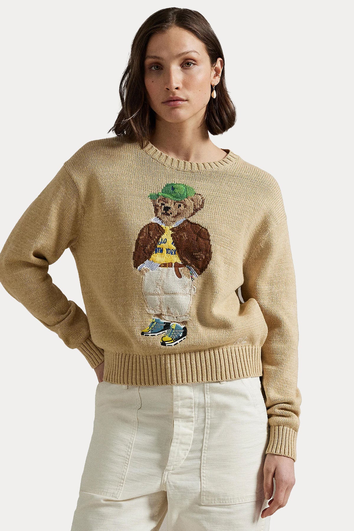Polo Ralph Lauren Relaxed Fit Polo Bear Örgü Triko