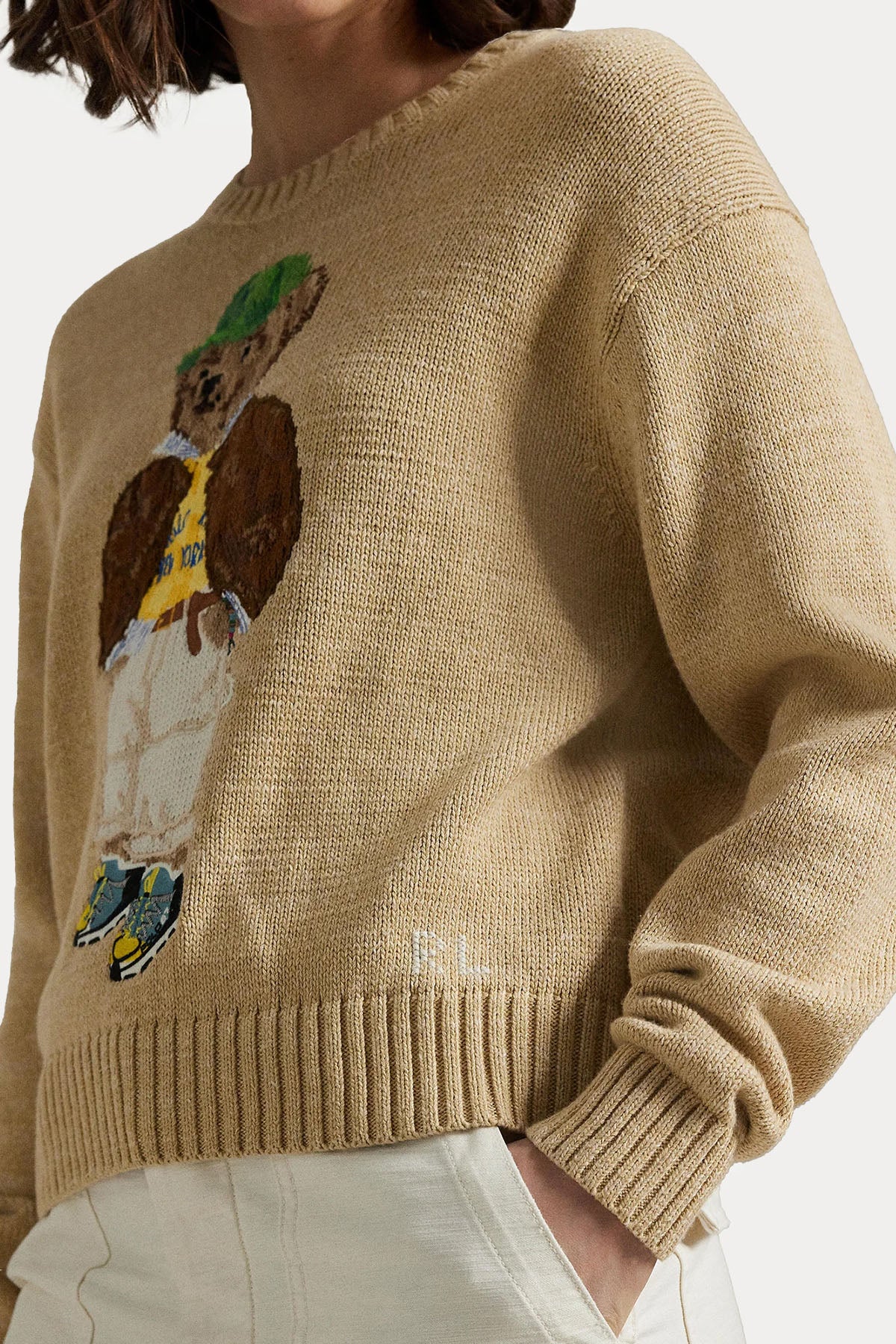 Polo Ralph Lauren Relaxed Fit Polo Bear Örgü Triko