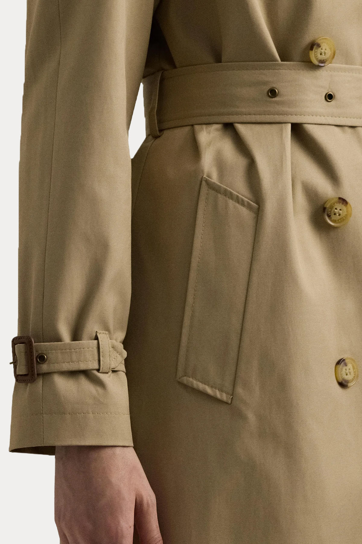Polo Ralph Lauren Kruvaze Kemerli Trençkot-Trençkot-Libas