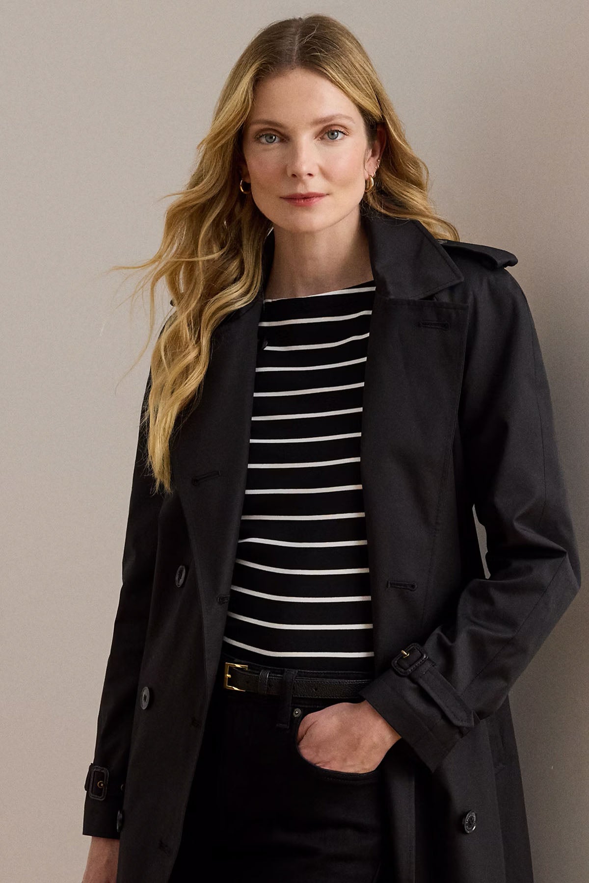 Polo Ralph Lauren Kruvaze Kemerli Trençkot